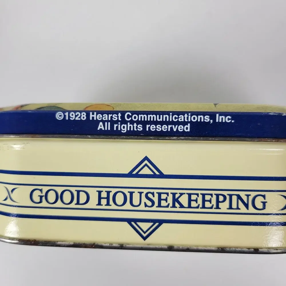 Vintage Good Housekeeping 4 Seasons Metal Tins Spring Summer Autumn Winter 4 pcs